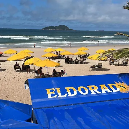 Apartamento Pe Na Areia Praia Tombo Guaruja Exterior photo