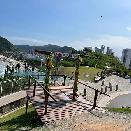 Apartamento Pe Na Areia Praia Tombo Guaruja Exterior photo